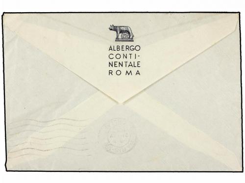 ✉ VATICANO. 1938. VATICANO a PARIS. Precioso franqueo, llega