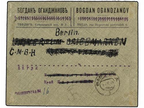 ✉ RUSIA. Sg. 42, 46. 1923. Registered cover to CHARLOTTENBUR