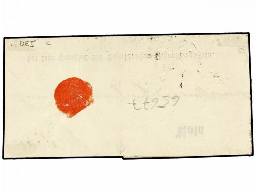 ¿ SUIZA. 1862 (Dec. 4). Printed entire for charged of 3fr. 7