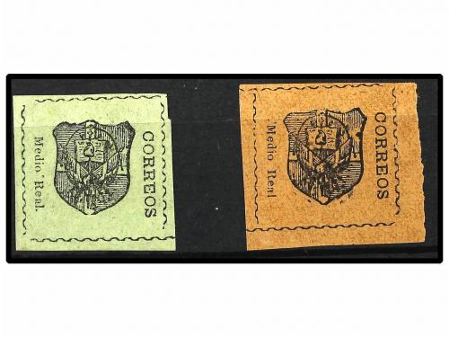 (*) REPUBLICA DOMINICANA. Sc. 3R (2). 1862. REIMPRESIONES. R