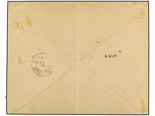 ✉ BOSNIA-HERZEGOVINA. Mi. 2,3. 1890 (Aug 7). Registered cove