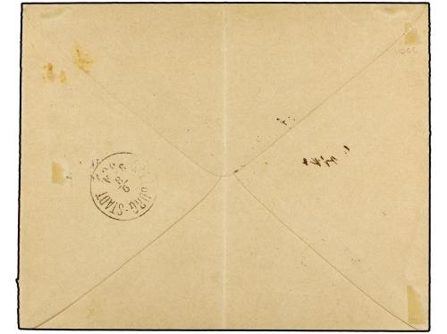 ✉ BOSNIA-HERZEGOVINA. Mi. 2,3. 1890 (Aug 7). Registered cove