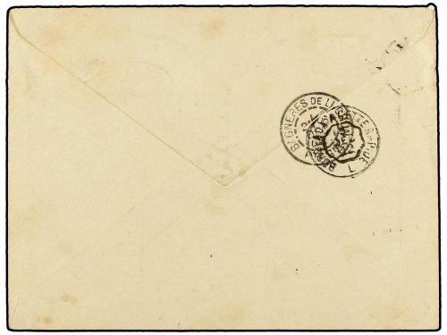 ✉ PORTUGAL. Af. 80, 83 (2), 86, 87, 75. 1892. LISBOA a FRANC