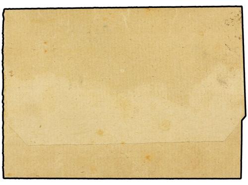 ✉ PORTUGAL. Af. 59. 1890. LISBOA a FAJA DE PRESA. Con sello 
