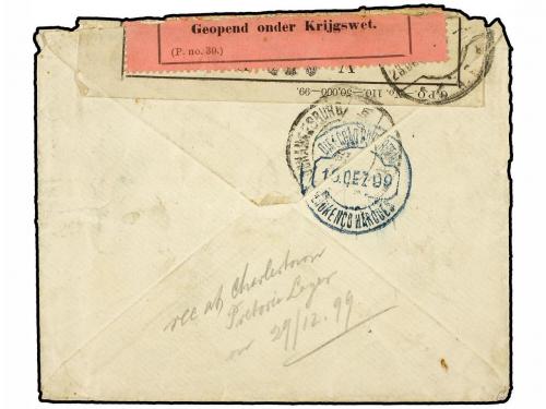 ¿ MOZAMBIQUE. 1890. LOURENÇO MARQUES a DELAGOA BAY y reexped