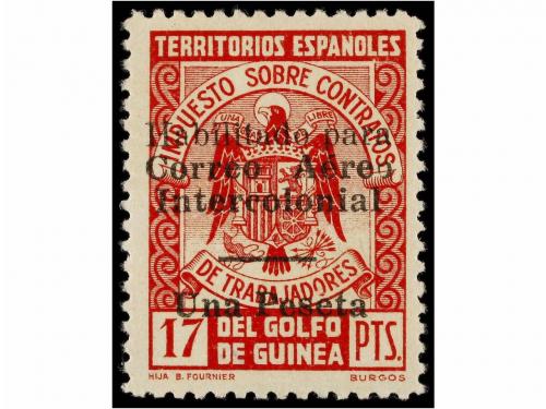 * COLONIAS ESPAÑOLAS: GUINEA. Ed. 259L, 259hza. 1 pta. s. 17