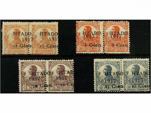 * COLONIAS ESPAÑOLAS: GUINEA. Ed. 124/27hea+124/27. SERIE co