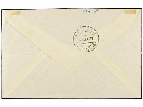 ✉ COLONIAS ESPAÑOLAS: GUINEA. Ed. 254/55, 259A, 259H. 1939. 