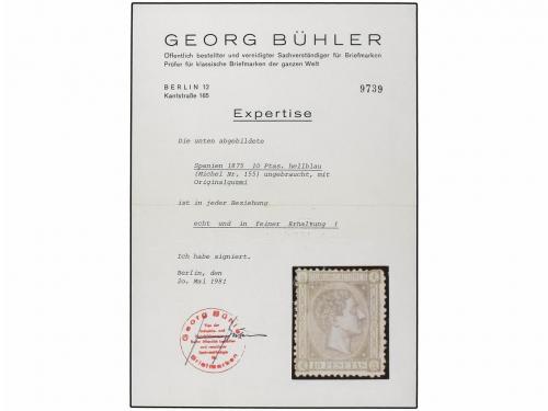 */(*) ESPAÑA. Ed. 165, 170, 171. 20 cts. naranja, 4 pts. ver