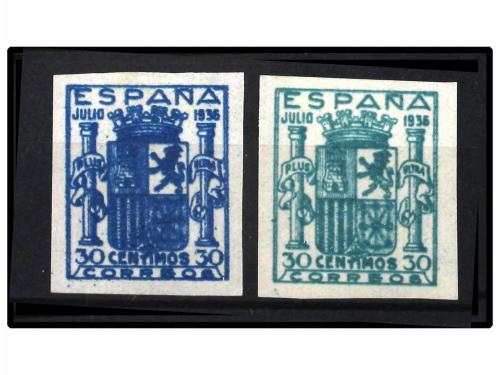 * ESPAÑA. Ed. NE 56/57. NO EMITIDOS. Serie completa. Muy bon