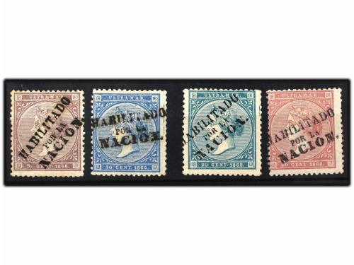 * CUBA. Ed. 22A y Ant. 13A/15A. SERIE COMPLETA. Muy bonita. 