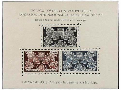 ** ESPAÑA: AYUNTAMIENTO DE BARCELONA. Ed. NE 31 y 32. HB. CE