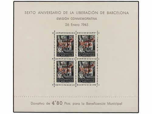 ** ESPAÑA: AYUNTAMIENTO DE BARCELONA. Ed. NE 29/30. HB. NAVI