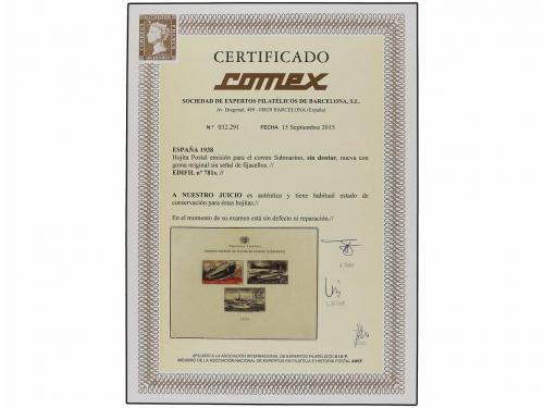 ** ESPAÑA. Ed. 781s. HB. SIN DENTAR. Goma levemente oscureci