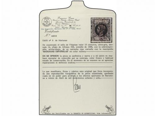 * COLONIAS ESPAÑOLAS: MARIANAS. Ed. 1/6. SERIE COMPLETA, cen