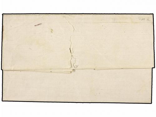 ✉ ESPAÑA. 1876. ARNEDO a ORTIGOSA. Circulada con sello de RE