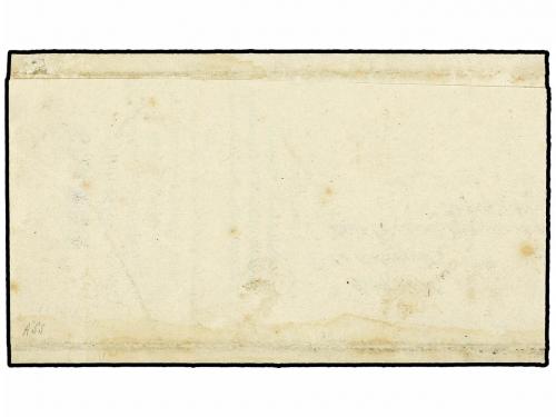 ✉ FRANCIA. Yv. T-1. 1859. TASAS. CHARLY. 10 cts. negro LITOG