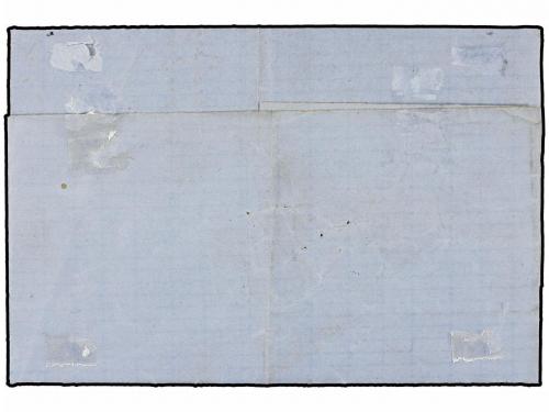 ✉ FRANCIA. Yv. T-7. 1874. BELLEVILLE a LYON. Tasada a la lle