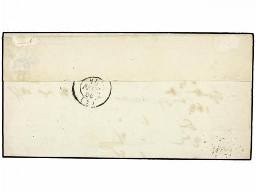 ✉ FRANCIA. 1858. LA FERTE MILON a GANDELU. 10 cts. "jaune ci