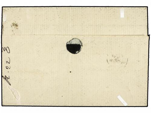 ✉ FRANCIA. Yv. 86 (5). 1873. MARSELLA a NICE. 3 cts. amarill