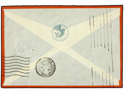 ✉ FRANCIA. Yv. A-7(5). 1935. VILLEFRANCHE a SAO PAULO (Brasi