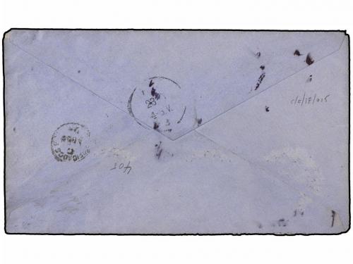 ✉ CHILE. 1894. SANTIAGO a ALEMANIA. Entero Postal de 10 ctvo