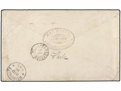 ✉ CHILE. 1897. YUMBEL a ALEMANIA. Entero Postal de 5 cents. 