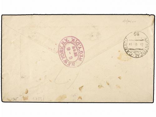 ✉ CHILE. 1898. VALPARAISO a MONTREAL. Entero Postal de 10 ct