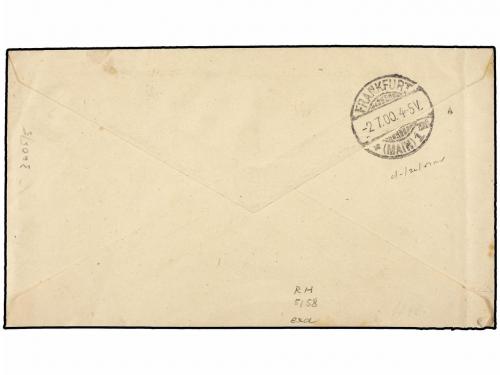 ¿ CHILE. 1900. VALPARAISO a ALEMANIA. Entero Postal de 10 ct