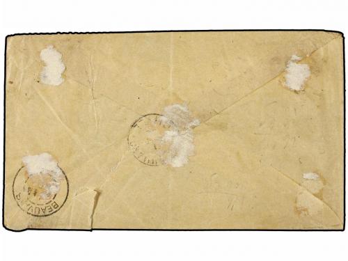 ✉ CHILE. Sc. 25 (4), 26 (3). (1892 CA.). TALCAHUANO a FRANCI