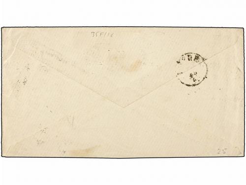 ✉ CHILE. 1894. VALDIVIA a SAN MARINO y reexpedida a ITALIA. 