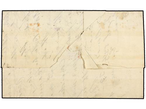 ✉ PORTUGAL. Af. 35. 1871. LISBOA a LONDON. 240 reis lila fra