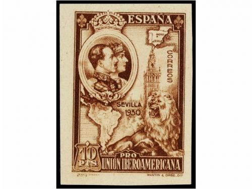 (*) ESPAÑA. Ed. 581s. 10 pts. castaño IMPRESIÓN EN ANVERSO y