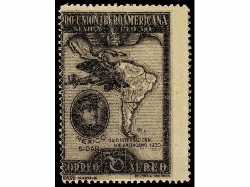 * ESPAÑA. Ed. 579+586. 4 pts. lila, al dorso IMPRESIÓN DEL 5