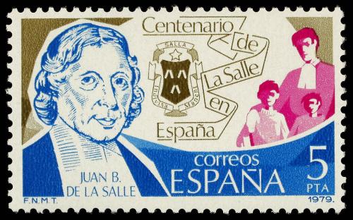 ** ESPAÑA. Ed. 2511NA. CENTENARIO DE LA SALLE. 5 pts. multic