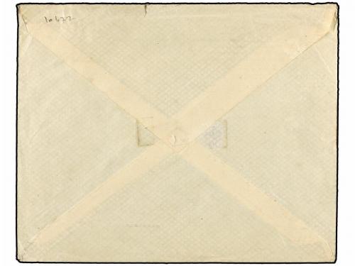 ✉ ANGOLA. 1934. LOANDA a BRUSELAS (Bélgica). 2 a. lila, mat.