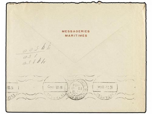 ✉ FRANCIA. 1934. ISTAMBUL a MARSELLA. 50 cts. rojo, mat. CIA