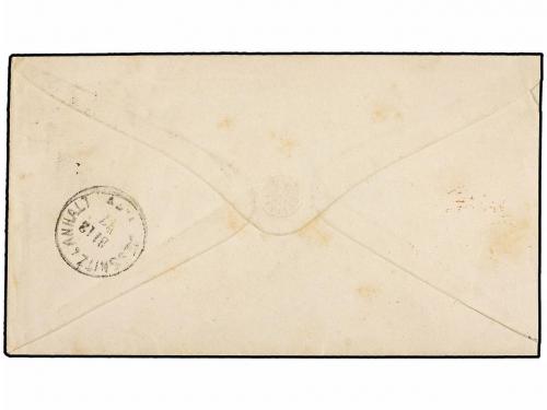 ✉ PORTUGAL: MADEIRA. Mu. 18. 1877. FUNCHAL a ALEMANIA. 50 re