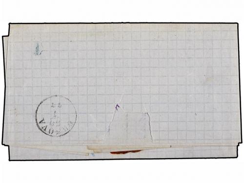 ✉ RUMANIA. Mi. 46 (2). 1877. CRAIOVA to ORSOVA. 25 bani redb