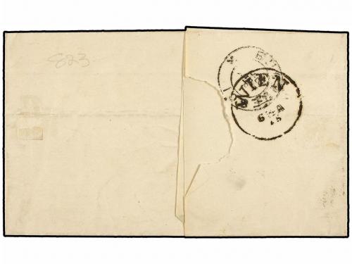 ✉ RUMANIA. Mi. 39, 40. 1878. CALARASI to WIEN. 10 bani blue 