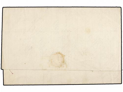 ¿ RUMANIA. 1874. JASSY to ITZKANY. 15 bani redbrown, tied by