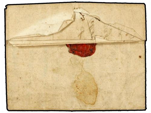 ✉ MONACO. 1717 (12 Julio). MÓNACO a SARLAT. Marca "DE MONACO