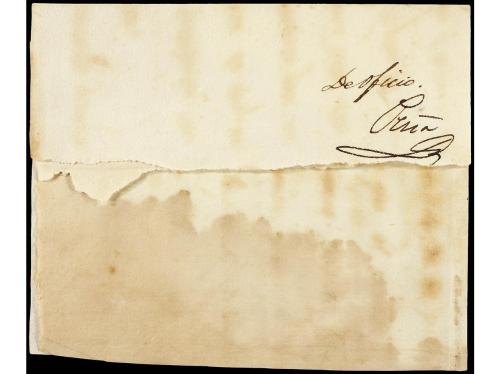 ✉ CUBA. 1845. CIENFUEGOS a PUERTO PRÍNCIPE. Fechador CIENFUE