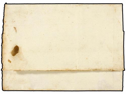 ✉ CUBA. 1837 (20-Marzo). COLISEO a MATANZAS. Carta completa.