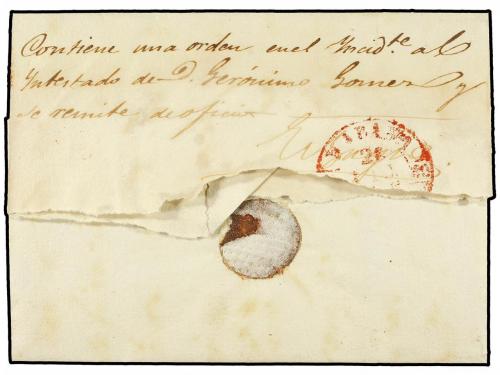 ✉ CUBA. 1846. MACURIGES a HABANA. Fechador MACURIGES/ISLA DE