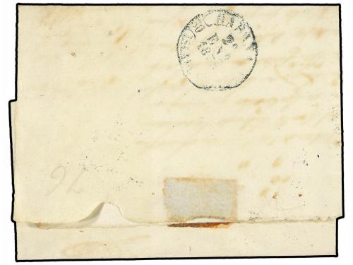 ✉ CUBA. 1855. STA. MARIA DEL ROSARIO a HABANA. Fechador S. M