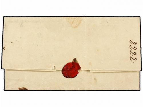 ✉ GRAN BRETAÑA. 1846. GLASGOW (Scotland) to HAVANA (Cuba). O