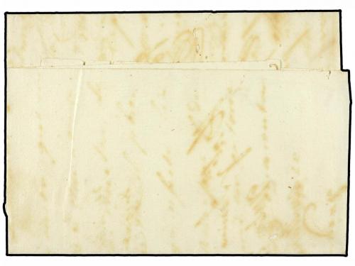 ✉ CUBA. (1840 CA.). PALMILLAS a HABANA. Envuelta con la marc