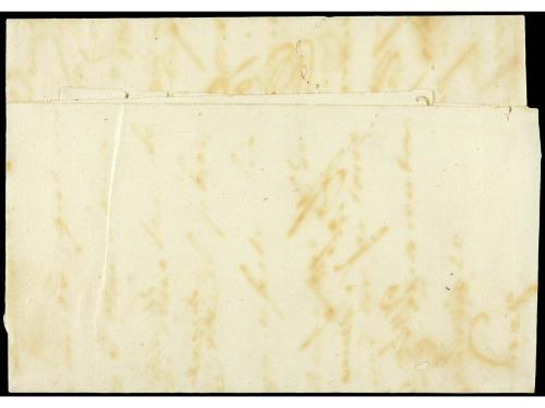 ✉ CUBA. (1840 CA.). PALMILLAS a HABANA. Envuelta con la marc