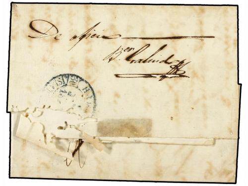 ✉ CUBA. 18554. GUANABACOA a HABANA. Fechador GUANABACOA/ISLA